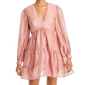 Bardot Blush Long Sleeve Dress